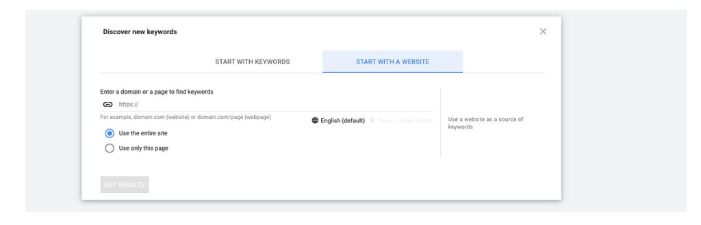 Google Keyword Planner