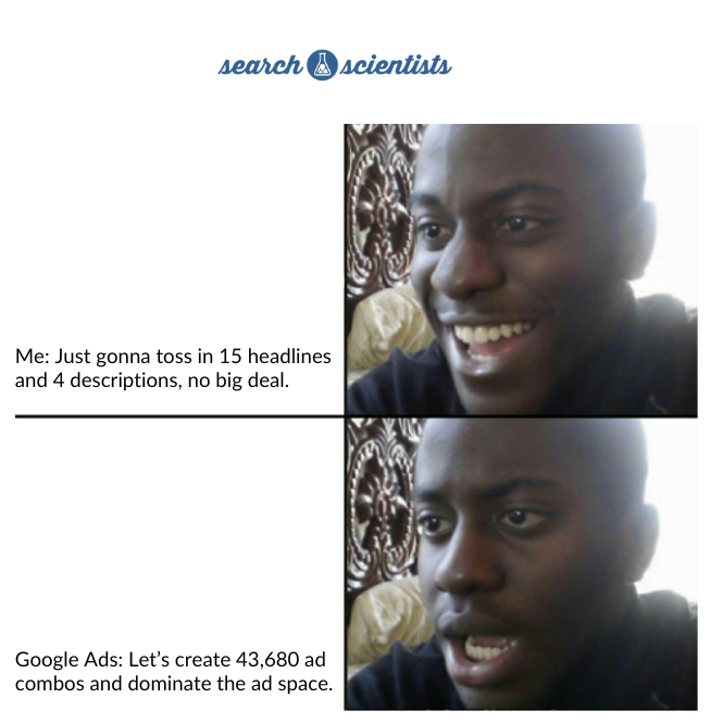 Responsive Search Ads meme